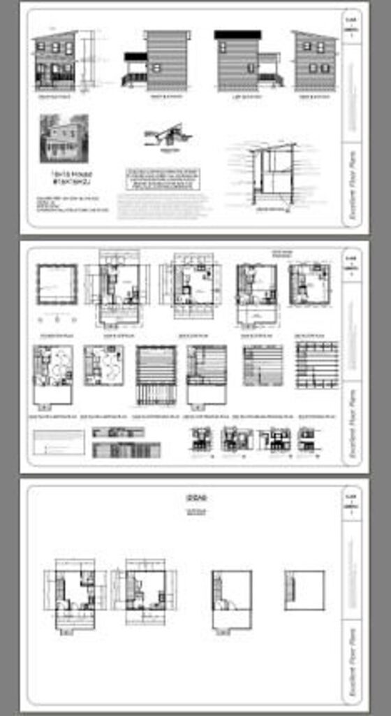 16x16-Small-Duplex-House-441-sq-ft-PDF-Floor-Plan-all