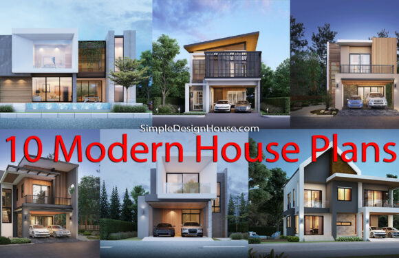 10 Modern 2 Story House with floor plans