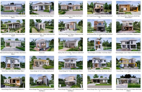 74 House Design Plans Available For Sell 01