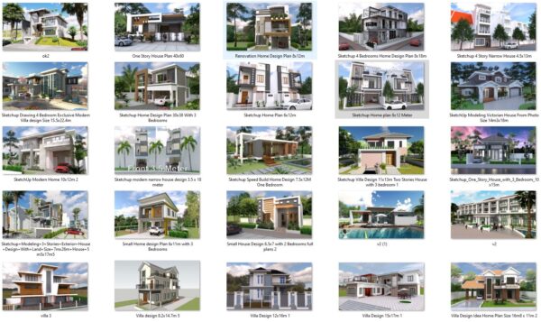 127 House Design Plans Now Available for Sell