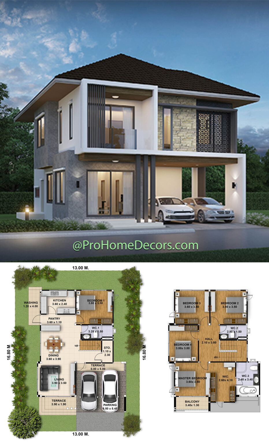 10 Modern 2 Story House with floor plans - Simple Design House