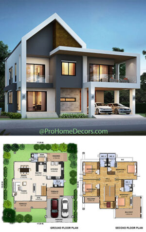 10 Modern 2 Story House with floor plans - Simple Design House