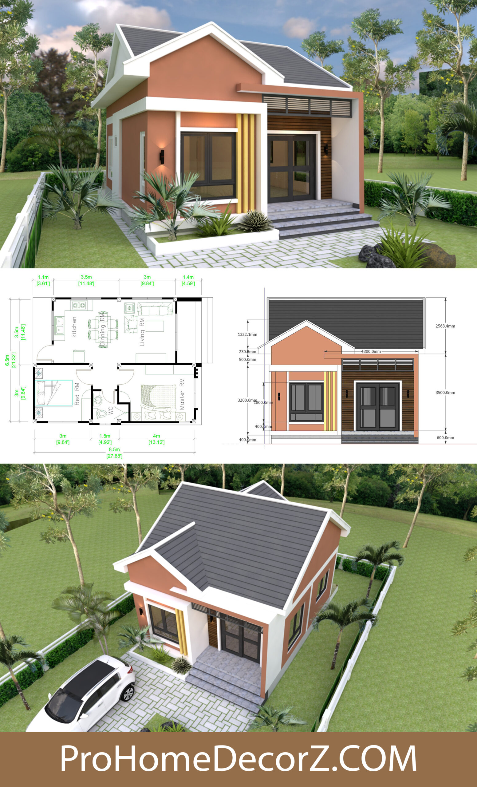 Best 2 Beds House Plans 6x8 You Will love