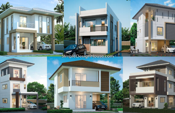 7 Small House Plans with front size 4 meter to 6m