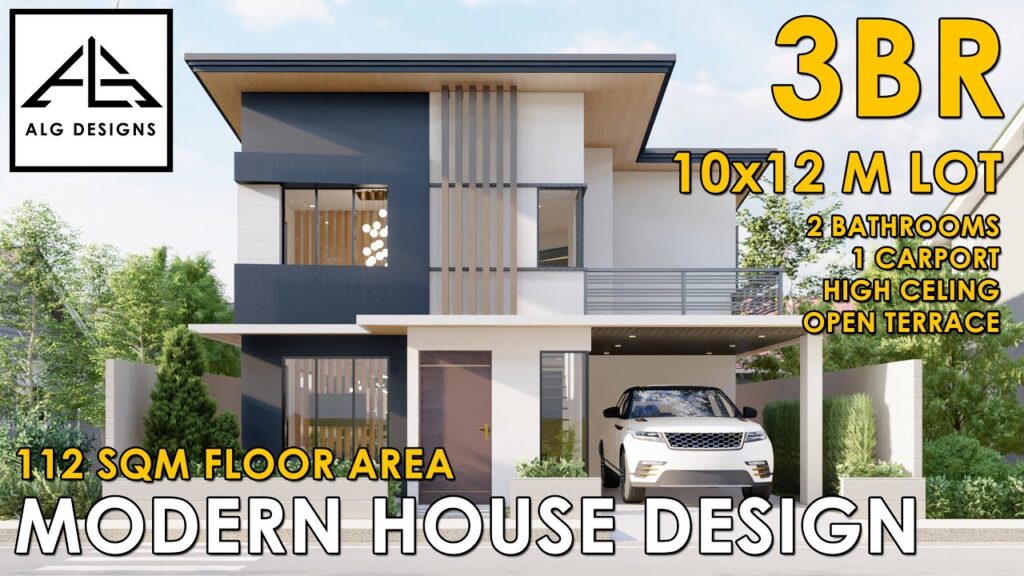 Small House 10x12 Lot 3 Bedrooms 120 square meter 2 Story House Design