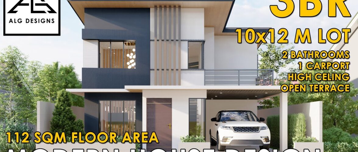 Small House 10×12 Lot 3 Bedrooms 120 square meter 2 Story House Design