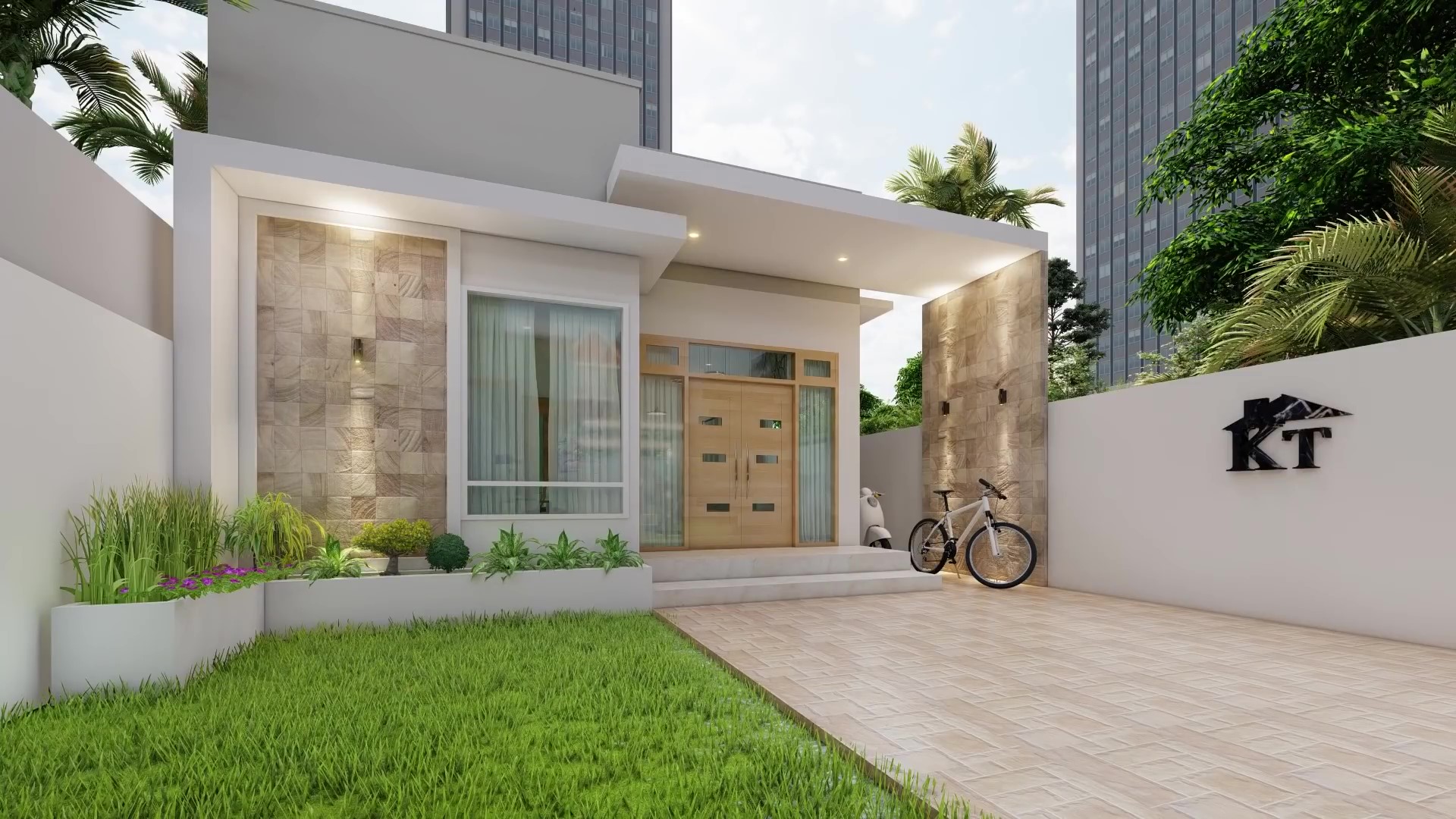 Small-house-simple-house-design-6x7m-house-plan-with-42-sqm-floor-area-3d