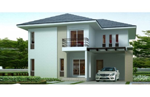 House Design 3d 12×13 M 3 Bedrooms with Floor Plan