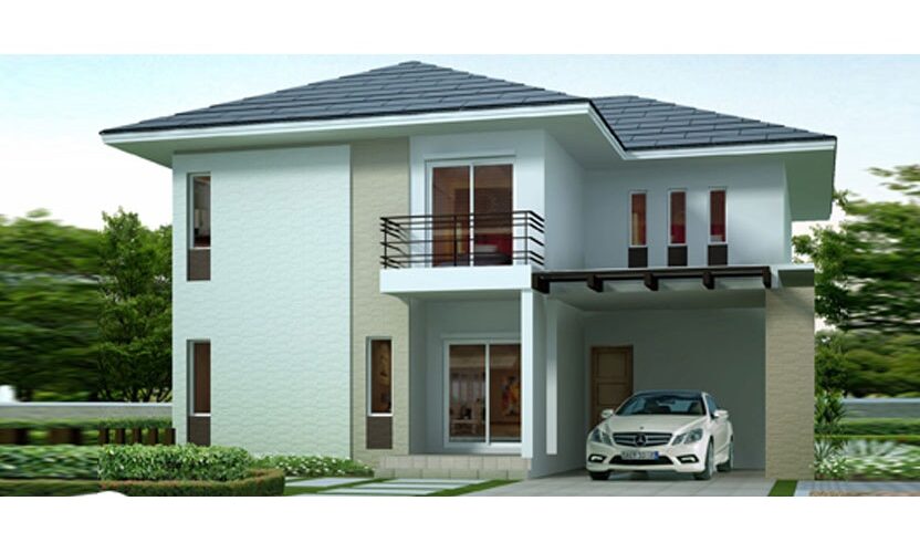 House Design 3d 12×13 M 3 Bedrooms with Floor Plan