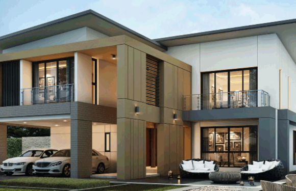 House Design Plan 14.5×16.5 M with 4 Bedrooms floor plan