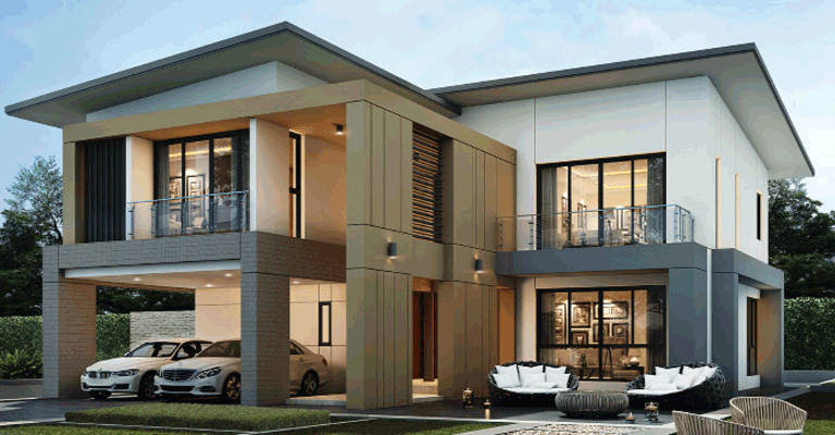 House Design Plan 14.5×16.5 M with 4 Bedrooms floor plan