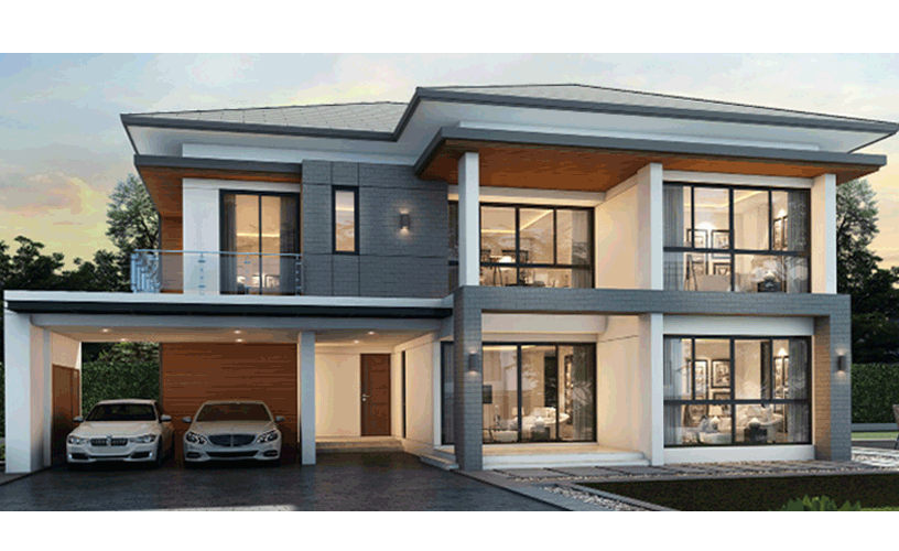 House Design Plan 19×14.5 M with 5 Bedrooms Floor plan