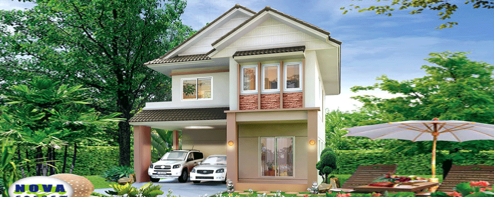 Small House Plan 8.5x11 M 3 Bedrooms with Floor Plan