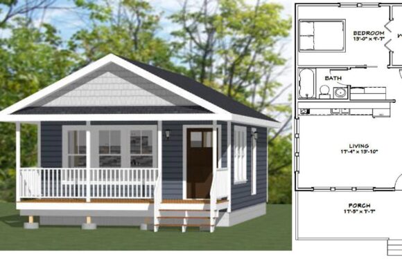 18×30 Small House Plan 540 sq ft PDF Floor Plan