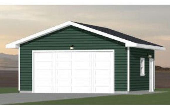 22×20 Garage Plan 2 Car 440 sq ft PDF Floor Plan