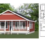28x36 Small House Plan 3 Bedrooms 2 Baths 1,008 sq ft PDF Floor Plan