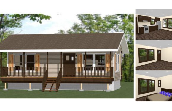 32×16 Small House Plan 512 sq ft PDF Floor Plan