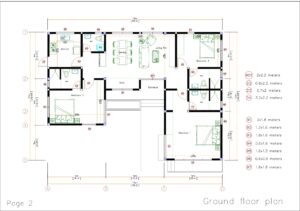 House Plan 3d 15x11 with 3 Bedrooms 49x36 Feet PDF Full Plan Layout plan