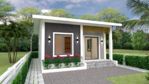 Small House Plans 20x23 Feet 2 Bedrooms 6x7 Meter Pdf Full Plan