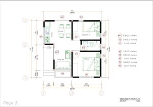 Small Luxury Homes 7x7 Meter 24x24 Feet 2 Beds PDF Full Plan