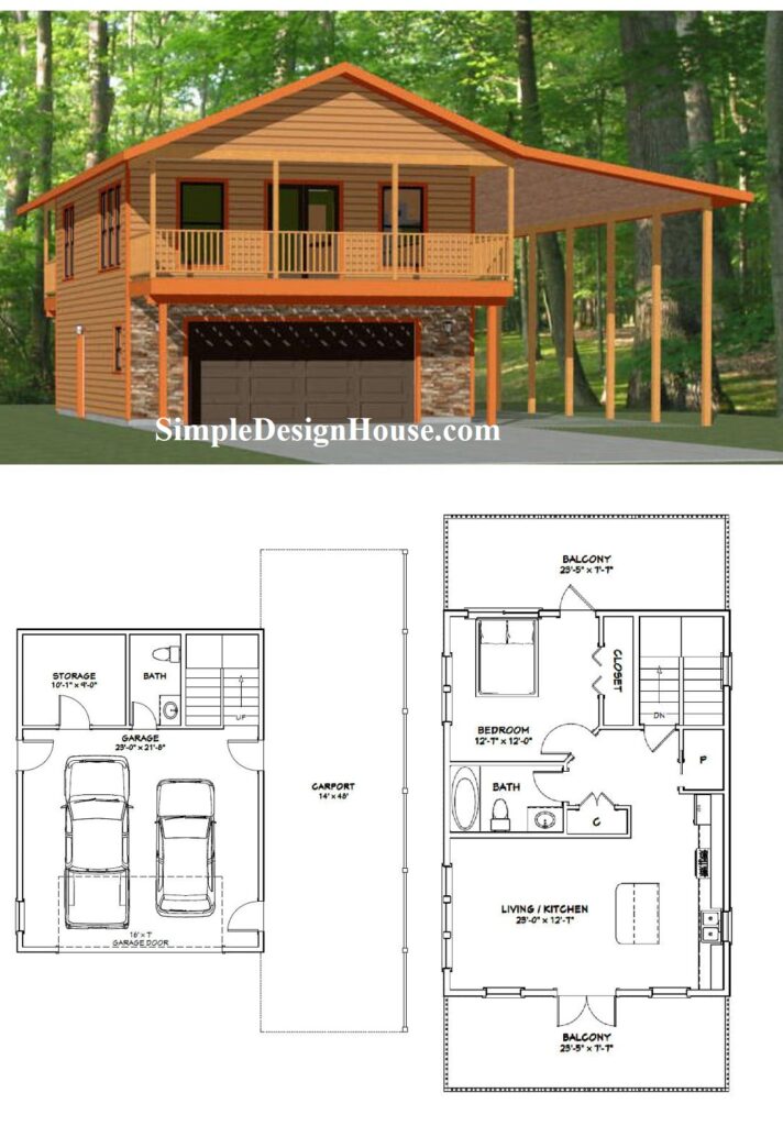 24x32-Small-House-Plan-1-Bedroom-1.5-Bath-830-sq-ft-PDF-Floor-Plan-1