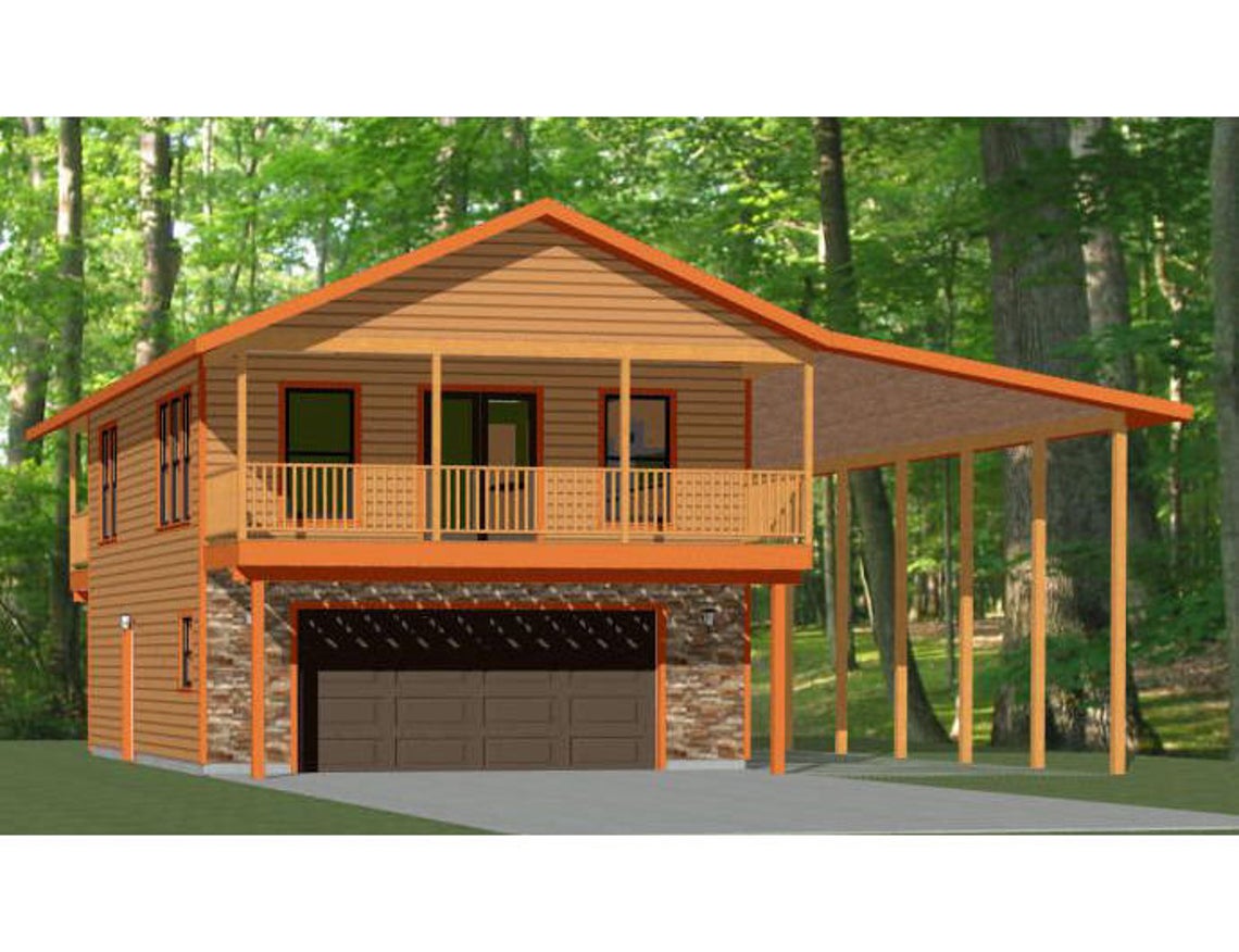 24x32-Small-House-Plan-1-Bedroom-1.5-Bath-830-sq-ft-PDF-Floor-Plan