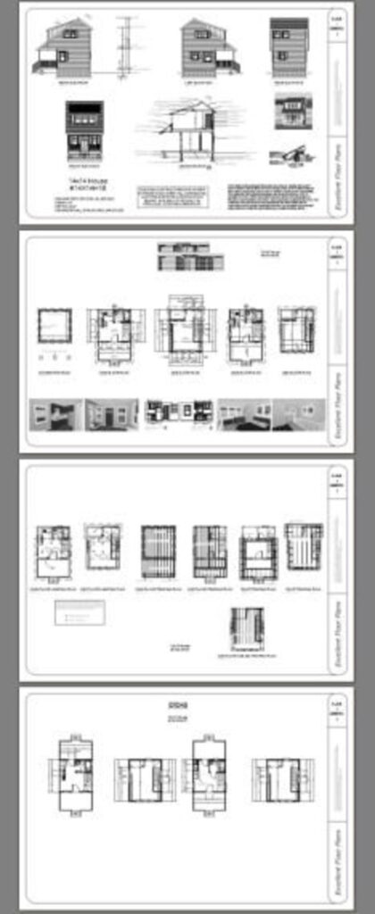 14x14-Small-House-Design-1-Bedroom-1-Bath-399-sq-ft-PDF-Floor-Plan-all