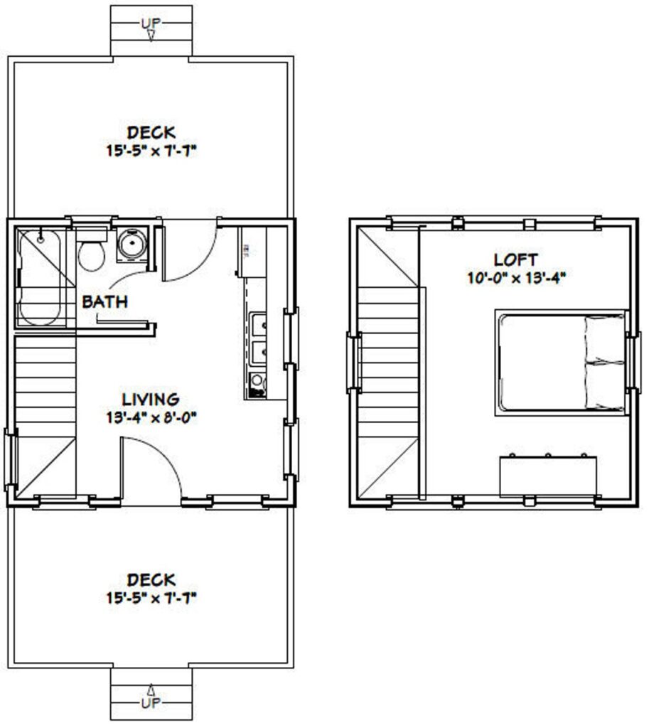 14x14-Small-House-Plan-1-Bedroom-1-Bath-343-sq-ft-PDF-Floor-Plan-layout-plan