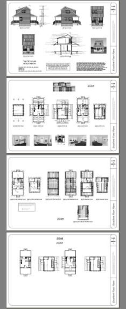 14x14-Tiny-House-3d-1-Bedroom-1-Bath-399-sq-ft-PDF-Floor-Plan-all