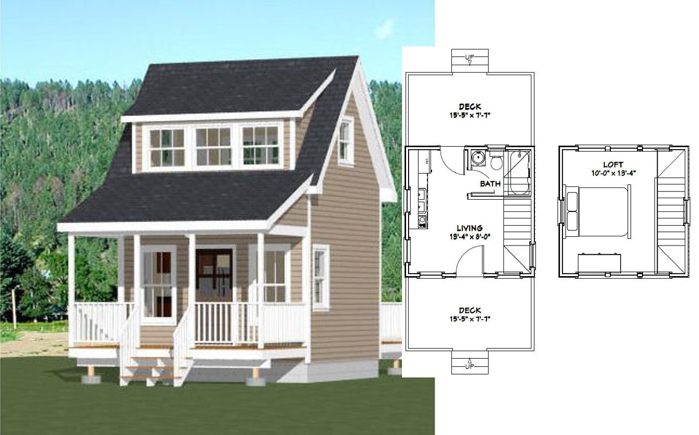 14x14-Tiny-House-Design-1-Bedroom-1-Bath-343-sq-ft-PDF-Floor-Plan-C