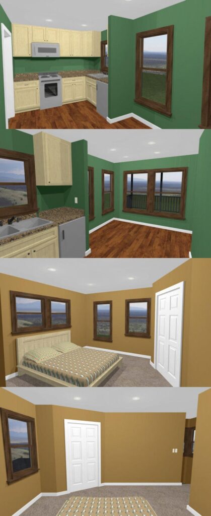 16x16-Best-Small-House-1-Bedroom-1.5-Bath-478-sq-ft-PDF-Floor-Plan-interior