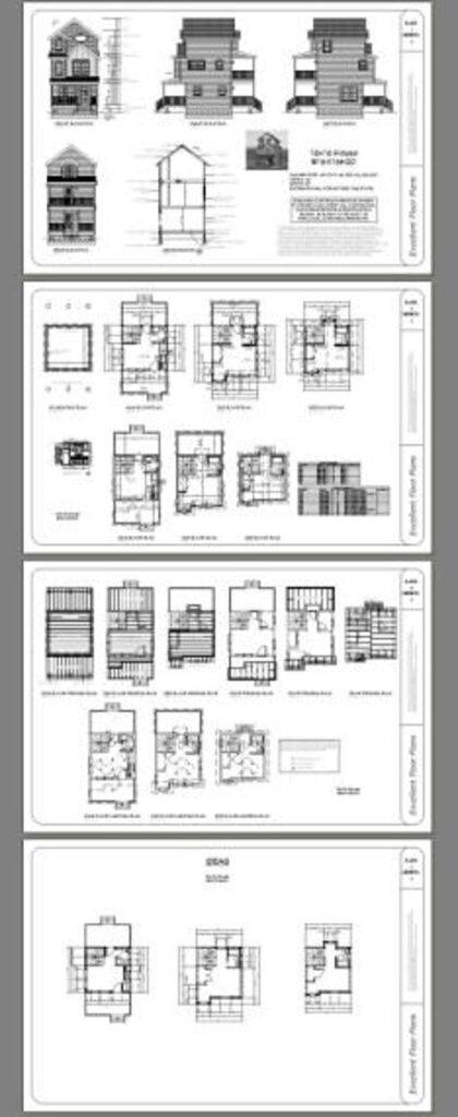 16x16-House-Plans-3d-2-Bedrooms-2.5-Baths-697-sq-ft-PDF-Floor-Plan-all