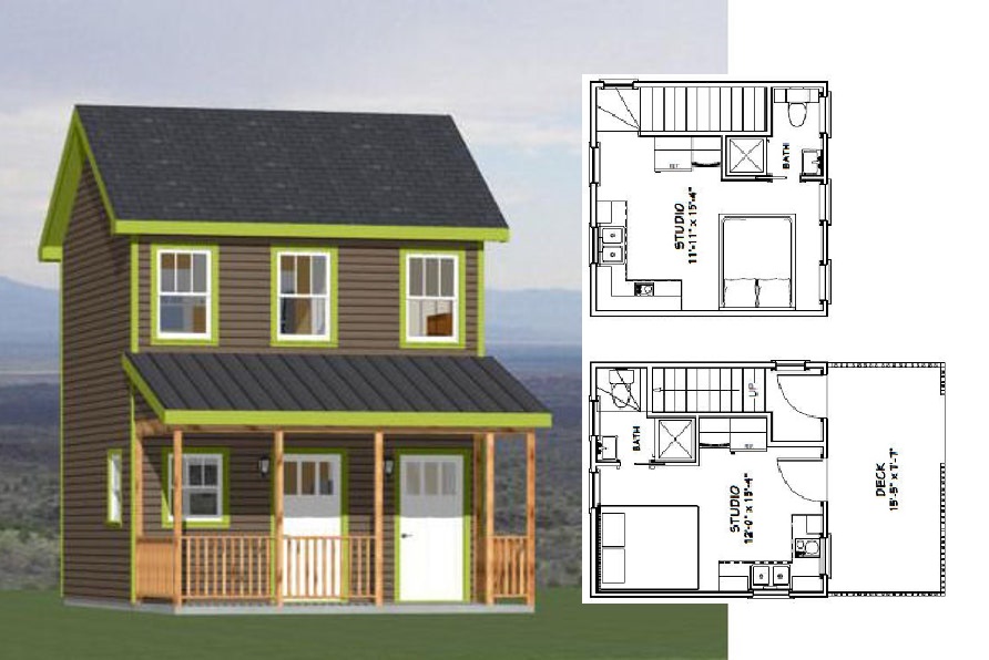 16x16-Simple-Duplex-House-441-sq-ft-PDF-Floor-Plan-Cover