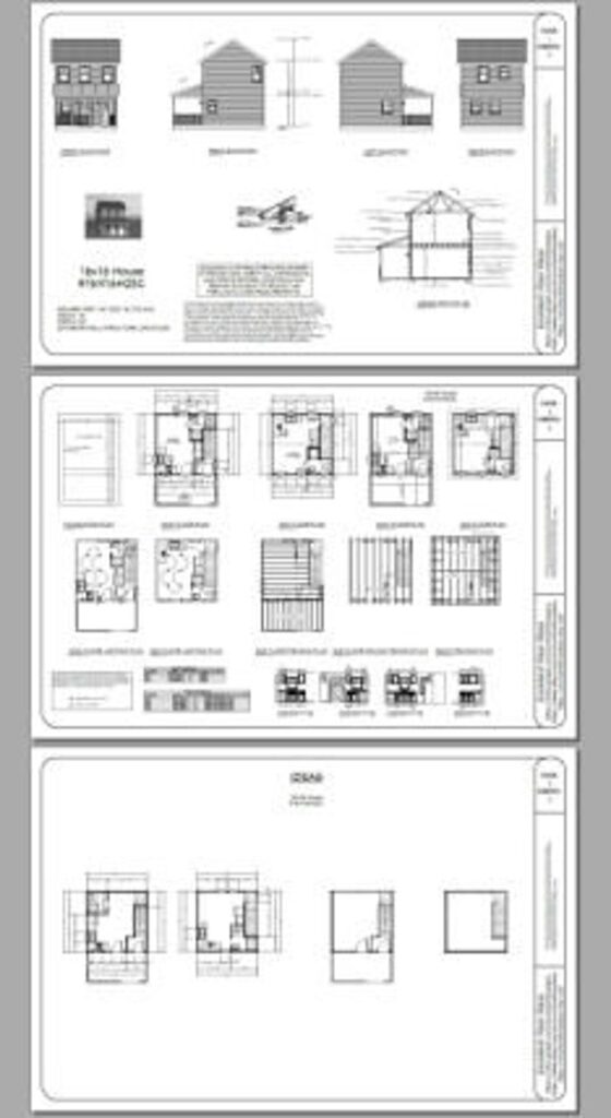 16x16-Simple-Duplex-House-441-sq-ft-PDF-Floor-Plan-all
