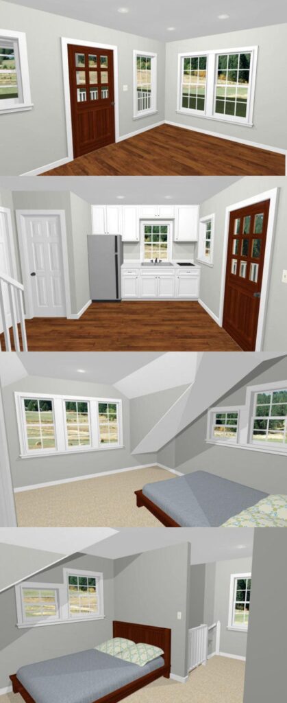16x16-Small-House-3d-1-Bedroom-1.5-Bath-492-sq-ft-PDF-Floor-Plan-interior