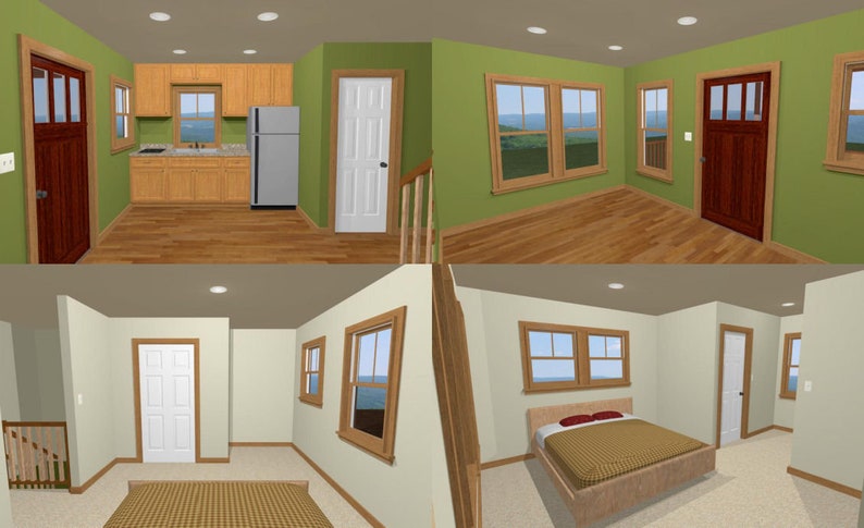 16x16-Small-House-Idea-1-Bedroom-1.5-Bath-465-sq-ft-PDF-Floor-Plan-interior