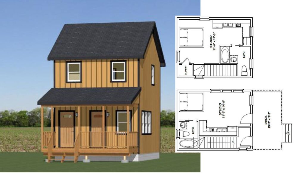 16x20-Duplex-House-Design-557-sq-ft-PDF-Floor-Plan-Cover