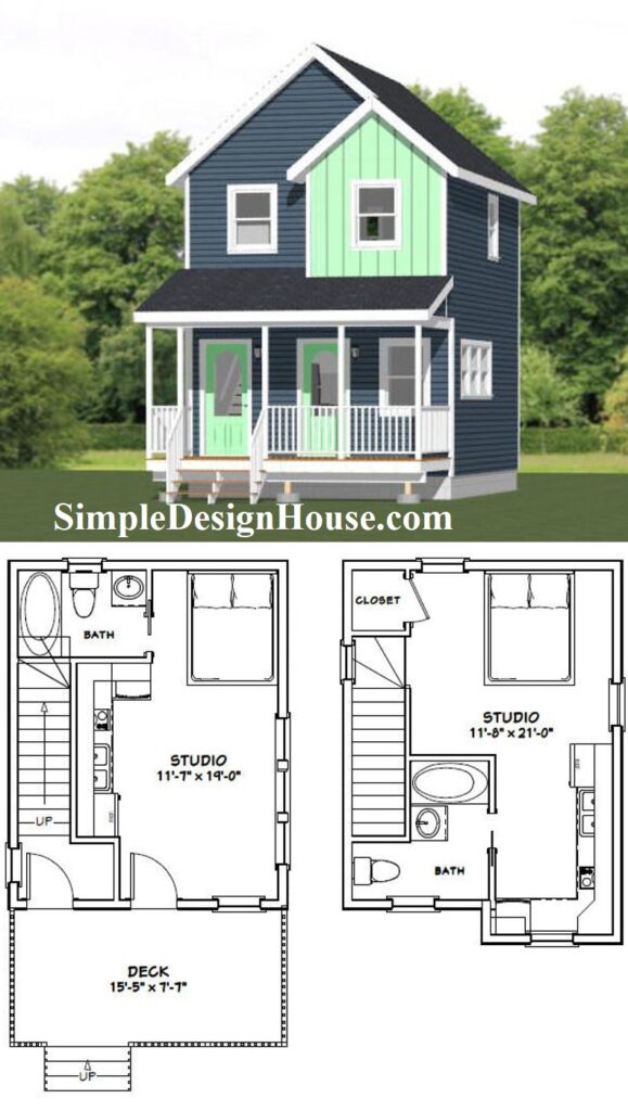 16x20-Duplex-House-Plan-574-sq-ft-PDF-Floor-Plan-3d-1