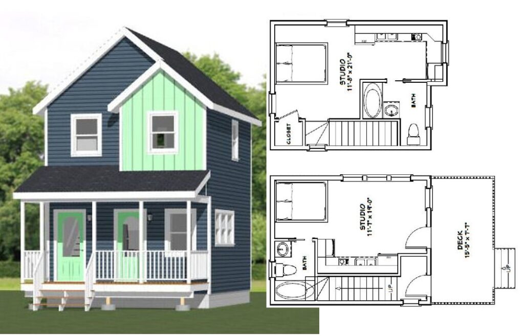 16x20-Duplex-House-Plan-574-sq-ft-PDF-Floor-Plan-Cover-1