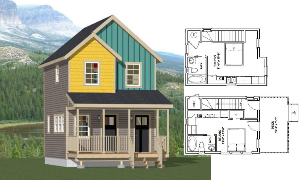 16x20-Duplex-House-Plan-574-sq-ft-PDF-Floor-Plan-Cover