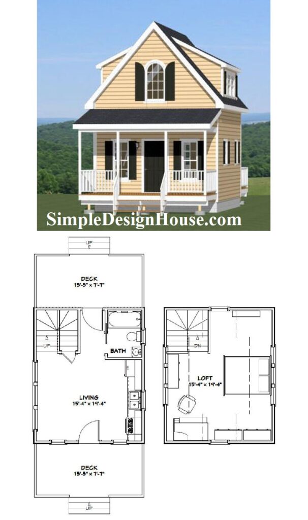 16x20-House-Design-Idea-1-Bedroom-1-Bath-574-sq-ft-PDF-Floor-Plan-3d