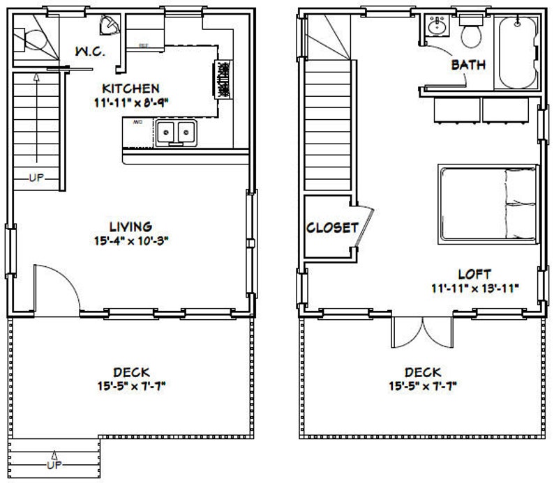 16x20-House-Design-Plan-1-Bedroom-1.5-Bath-569-sq-ft-PDF-Floor-Plan-layout-plan