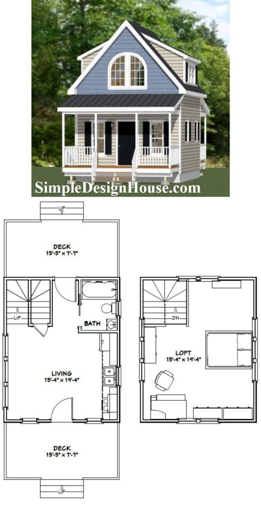 16x20-Simple-House-3d-1-Bedroom-1-Bath-574-sq-ft-PDF-Floor-Plan-3d