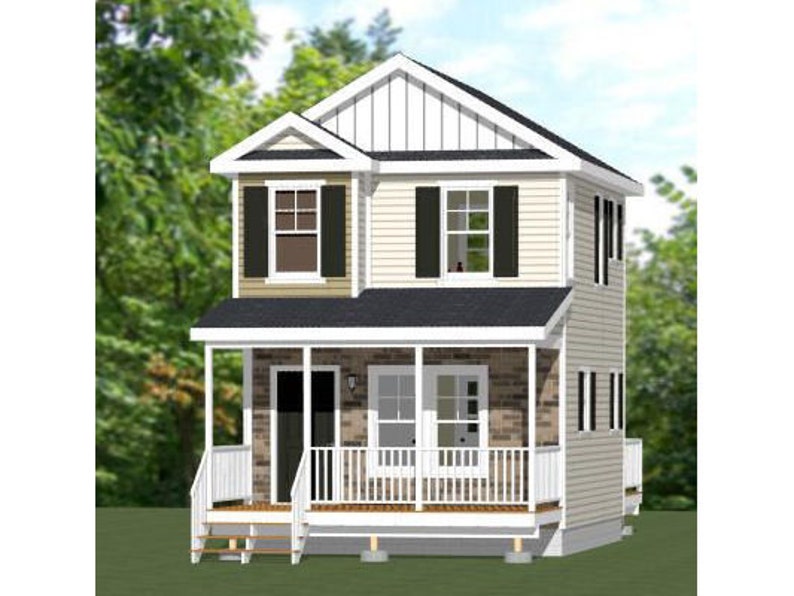 16x20-Simple-House-Design-1-Bedroom-1.5-Bath-586-sq-ft-PDF-Floor-Plan