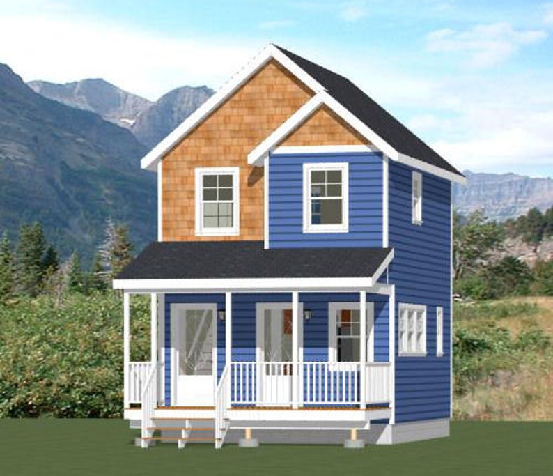 16x20-Small-Duplex-House-574-sq-ft-PDF-Floor-Plan