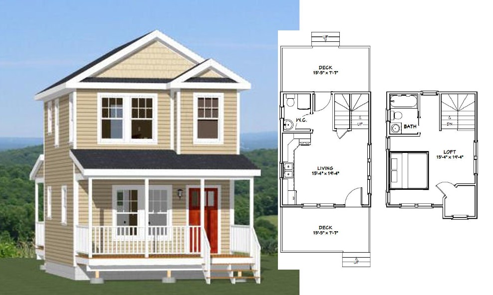 16x20-Tiny-House-Plan-1-Bedroom-1.5-Bath-586-sq-ft-PDF-Floor-Plan-Cover