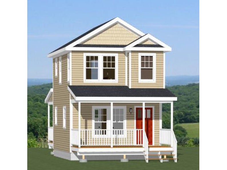 16x20-Tiny-House-Plan-1-Bedroom-1.5-Bath-586-sq-ft-PDF-Floor-Plan