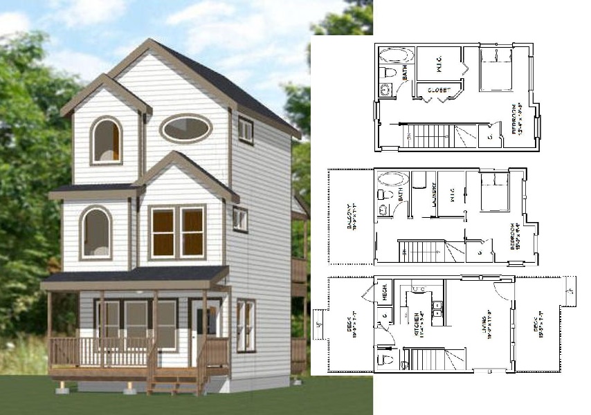 16x24-Small-House-Desing-2-Bedrooms-2.5-Baths-1075-sq-ft-PDF-Floor-Plan-Cover