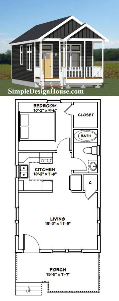 16x30-House-Design-Plan-1-Bedroom-1-Bath-480-sq-ft-PDF-Floor-Plan-3d