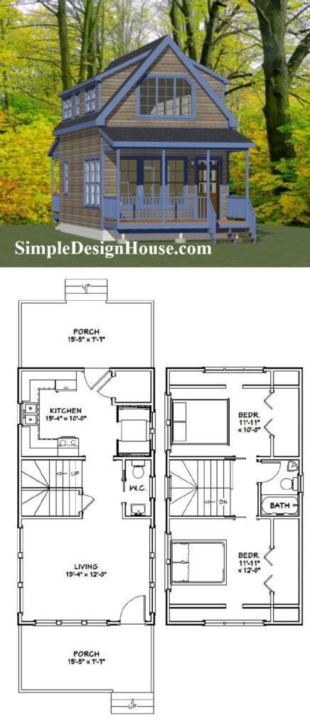 16x30-Small-House-Plan-878-sq-ft-PDF-Floor-Plan-3d